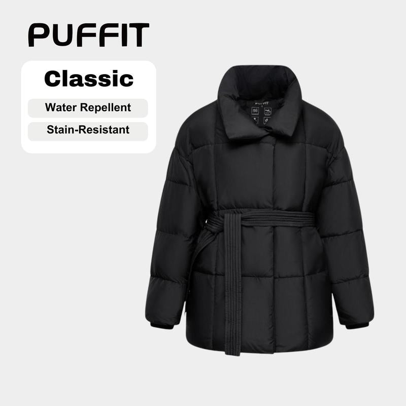The DEFROST Winter Puffer Belted Jacket