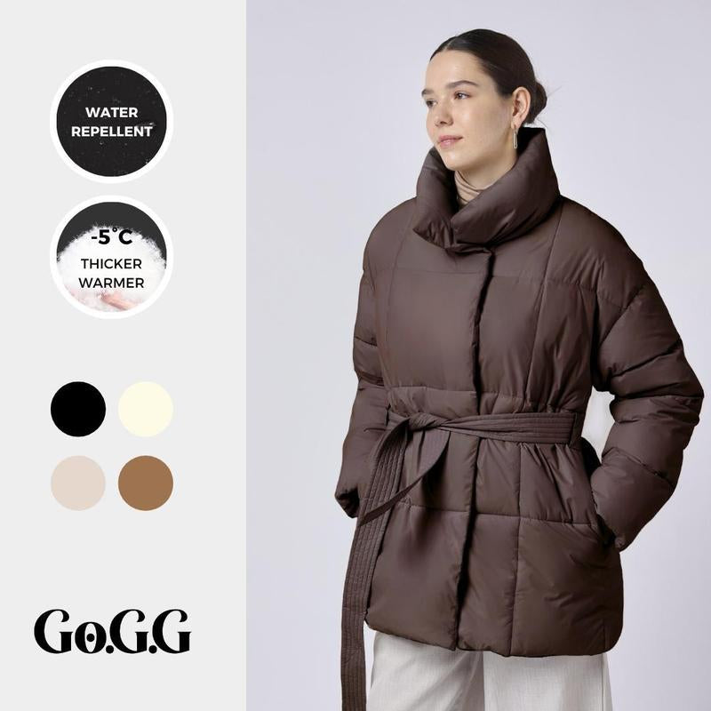 The DEFROST Winter Puffer Belted Jacket