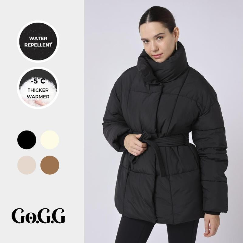 The DEFROST Winter Puffer Belted Jacket